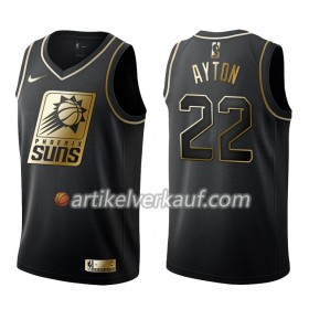 NBA Phoenix Suns Trikot Deandre Ayton 22 Nike Schwarz Golden Edition Swingman - Herren